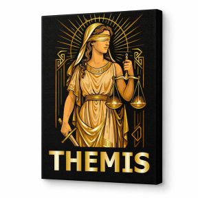 Themis, 30x40cm Black, pictura pe numere