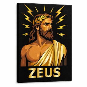 Zeus, 30x40cm Black, Pictura pe numere