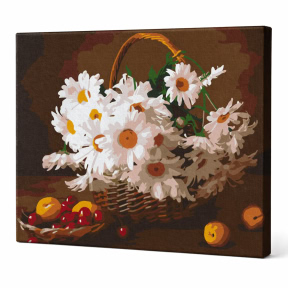 Дикие ромашки, 30x40 см, картина по номерам