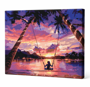 Incantare cereasca, 30x40cm, pictura pe numere