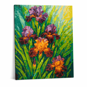 Magia florilor, 40x50cm, pictura pe numere