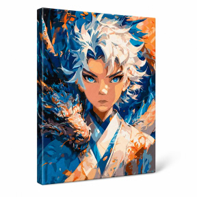 Pazitorul dragonilor, 40x50cm, pictura pe numere