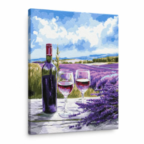 Romantica in Provence, 40x50cm, pictura pe numere