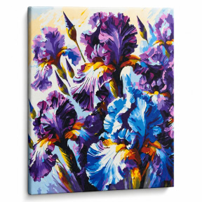 Iris aromat, 40x50cm, pictura pe numere