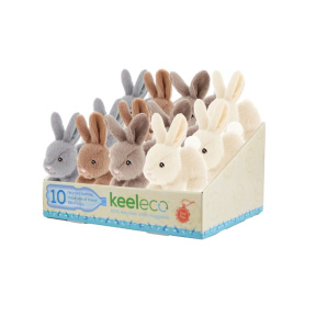 Мягкая игрушка KeelToys, Кролики, 14 см, в асс.