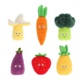 Мягкая игрушка KeelToys, Снэки и фрукты, 12 см