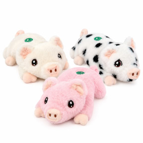 Мягкая игрушка KeelToys, Keeleco Поросенок, 15 см, со звуком, в ассорти
