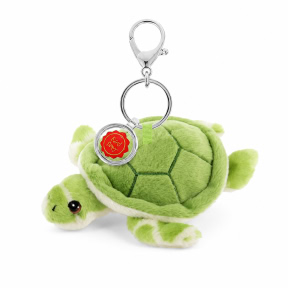 Мягкая игрушка-брелок, KeelToys, Морской мир, Черепаха