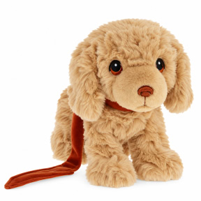 Мягкая игрушка KeelToys, Щенки на поводке, 14 см, Кавапу
