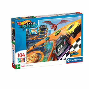 Hotwheels, 104 элемента, Clementoni