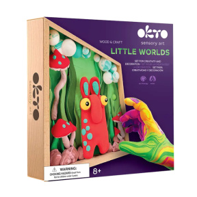 Tablou 3D cu plastilină ușoară Okto, 21×21 сm, Mommy troll