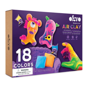Set de plastilină ușoară Okto 18 culori