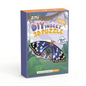 Puzzle 3D „Insectă” – Fluture, 39 de piese