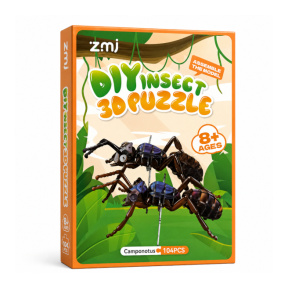 Puzzle 3D „Insectă” – Furnică, 104 piese
