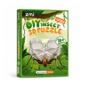 Puzzle 3D „Insectă” – Greier, 75 de piese