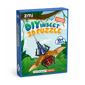 Puzzle 3D "Insect" Gândac, 100 piese