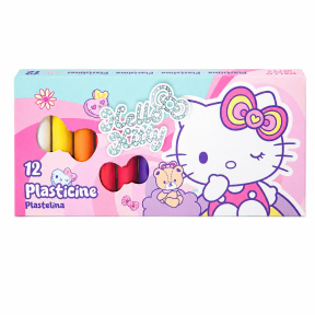Set de plastilină HELLO KITTY, 12 culori, 200 g