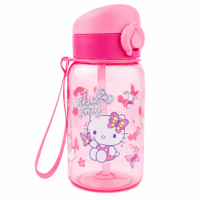 Sticlă de apă Hello Kitty, 500 ml, roz