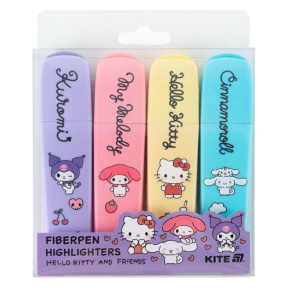 Набор маркеров Highlighter, Hello Kitty , 4 цвета