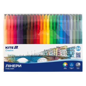 Creioane Kite Creative, set de 24 de bucăți