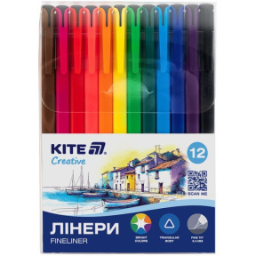 Creioane Kite Creative, set de 12 bucăți