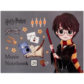 Caiet pentru partituri A5, Kite, Harry Potter, 20 pagini