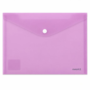 Mapa plic A5 cu buton Axent Pastelini liliac
