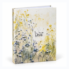Album foto Always Love, 200 foto, 22,5x17,5 cm, albastru/galben