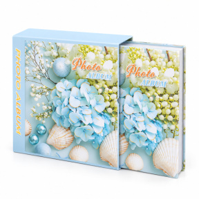 Album foto Photo Album Flori, 40 foto, 17x14 cm, hortensia albastra