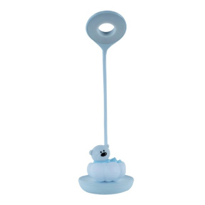 Лампа настольная KITE LED с аккумулятором Cloudy Bear, голубая