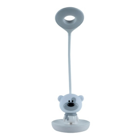 Лампа настольная KITE LED с аккумулятором Bear, белая