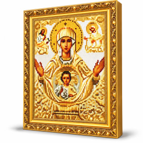 Икона «Знамение» Пресвятой Богородицы, 30x40 см, Алмазная мозаика