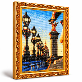Pod parizian, 30x40 cm, Mozaic cu diamante