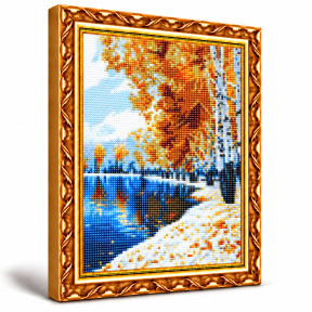Ноябрьский день, 30x40 см, Алмазная мозаика