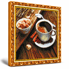 Cafea si zahar, 30x40 cm, Mozaic cu diamante