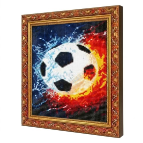 Minge de fotbal, 30x40 cm, Mozaic cu diamante