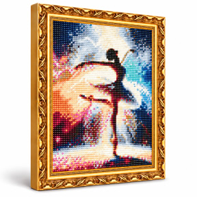 Balerina gratioasa, 30x40 cm, Mozaic cu diamante