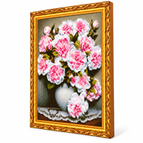 Нежный букет, 40x50 см, Алмазная мозаика