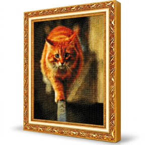 Рыжий красавец, 40x50 см, Алмазная мозаика