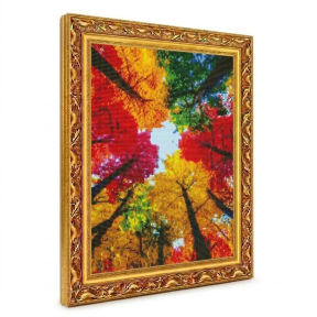 Разноцветные деревья, 40x50 см, Алмазная мозаика