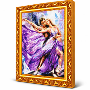 Грациозный танец, 40x50 см, Алмазная мозаика