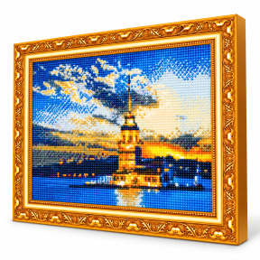 Закат на Босфоре, 40x50 см, Алмазная мозаика