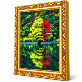 Двойственность природы,  40x50 см, Алмазная мозаика