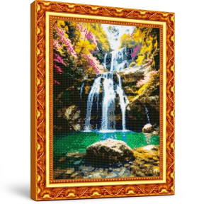 Водопад, 40x50 см, Алмазная мозаика