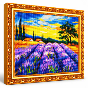 Лаванда, 40x50 см, Алмазная мозаика