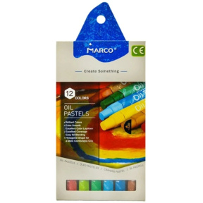 Set de pasteluri uleioase MARCO Colorite, 12 culori