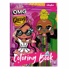 Carte de colorat 21x29cm. L.O.L O.M.G. Queens2