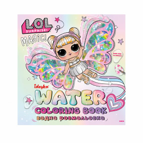 Carte de colorat cu apa 20*20 cm. L.O.L. Surprize! Fairies