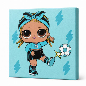 L.O.L Surprise! Game on. Kicks, 25х25 cm, pictura pe numere