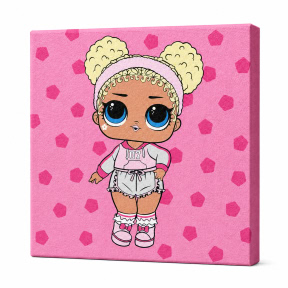 L.O.L Surprise! Game on. Flower Child, 25х25 cm, pictura pe numere